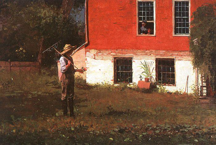 The Rustics, Winslow Homer